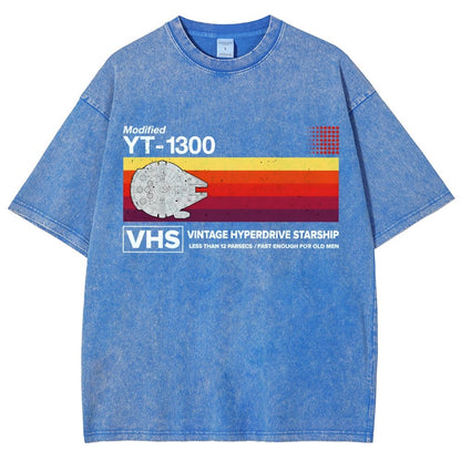 Vintage Hyperdrive Starship Vintage Distressed T-shirt