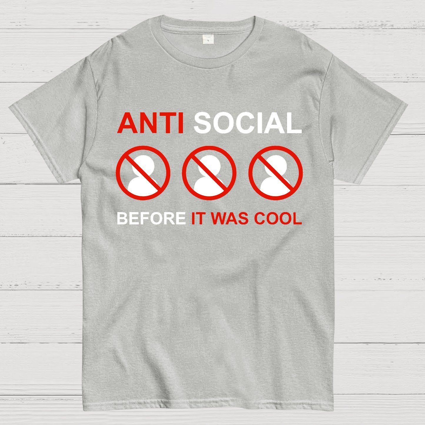 Anti-Social Before It Was Cool Geek T-Shirt