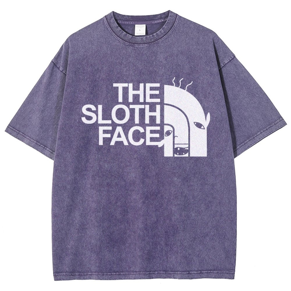 Slothface Vintage Distressed T-shirt