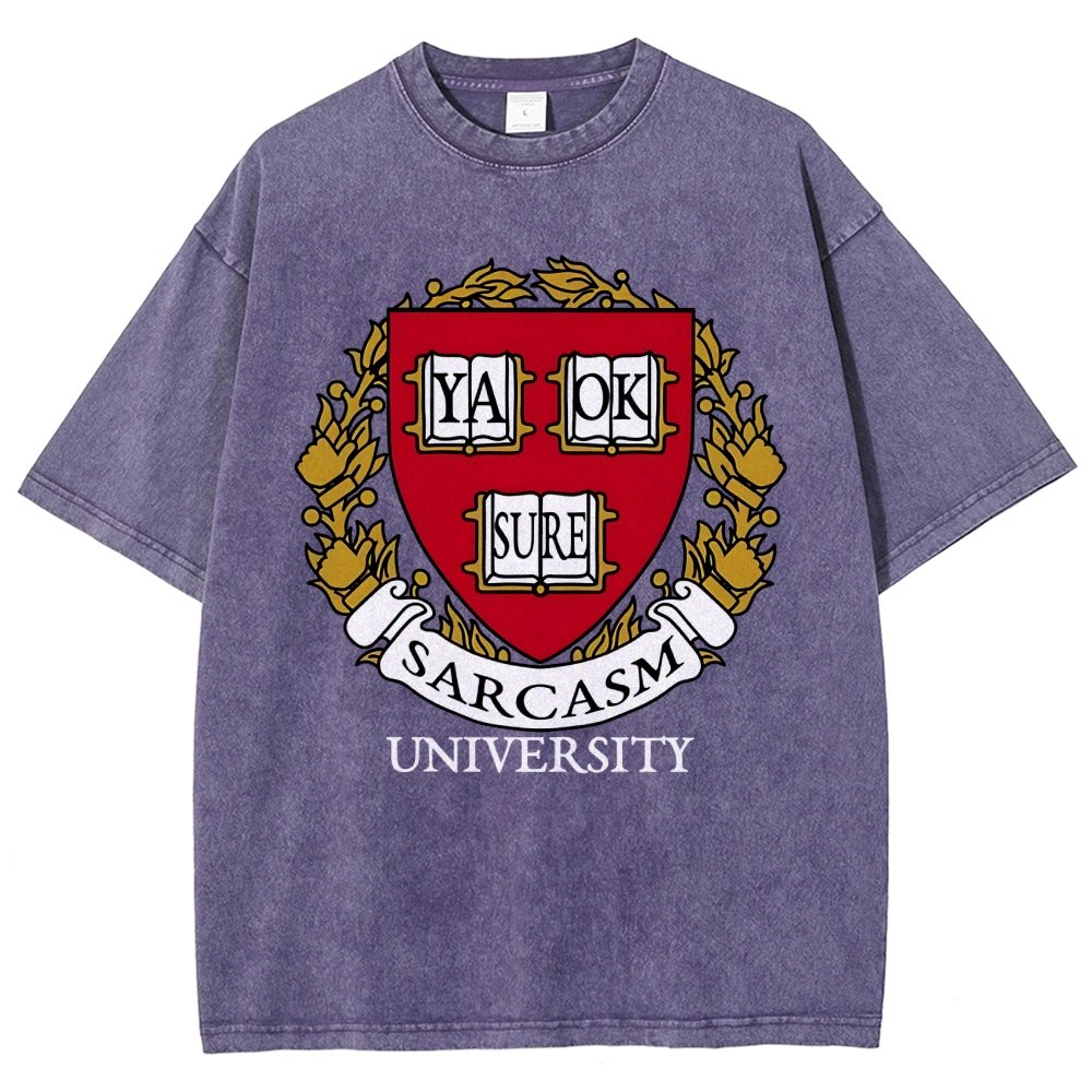 Ivy League Sarcasm Vintage Distressed T-shirt