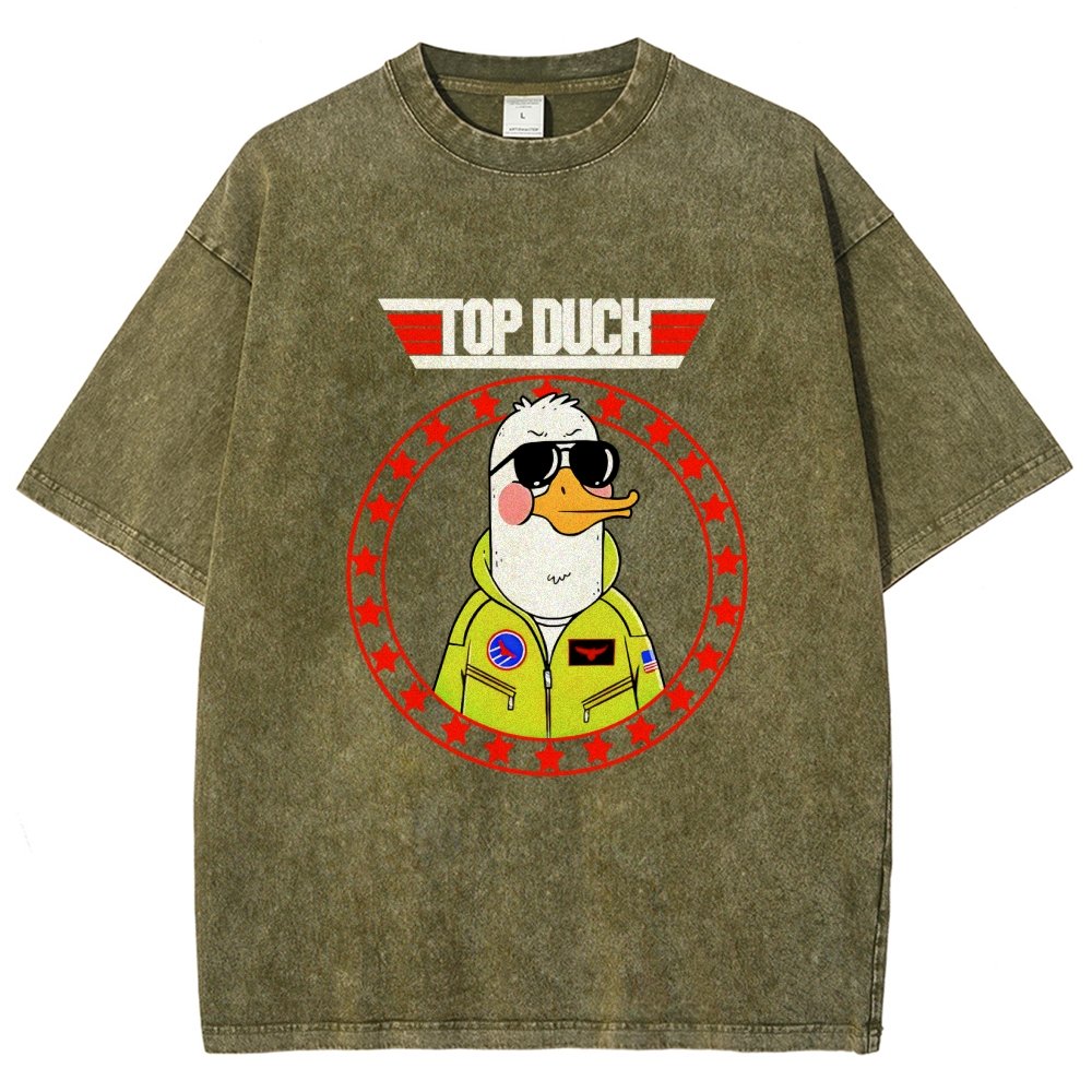 Top Duck Vintage Distressed T-shirt