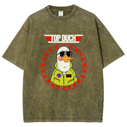 Top Duck Vintage Distressed T-shirt