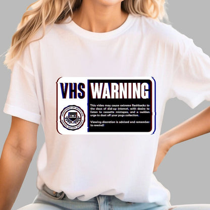 VHS Nostalgia Warning Buy Now Geek T-Shirt