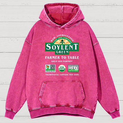 Farmer to Table Vintage Distressed Hoodie