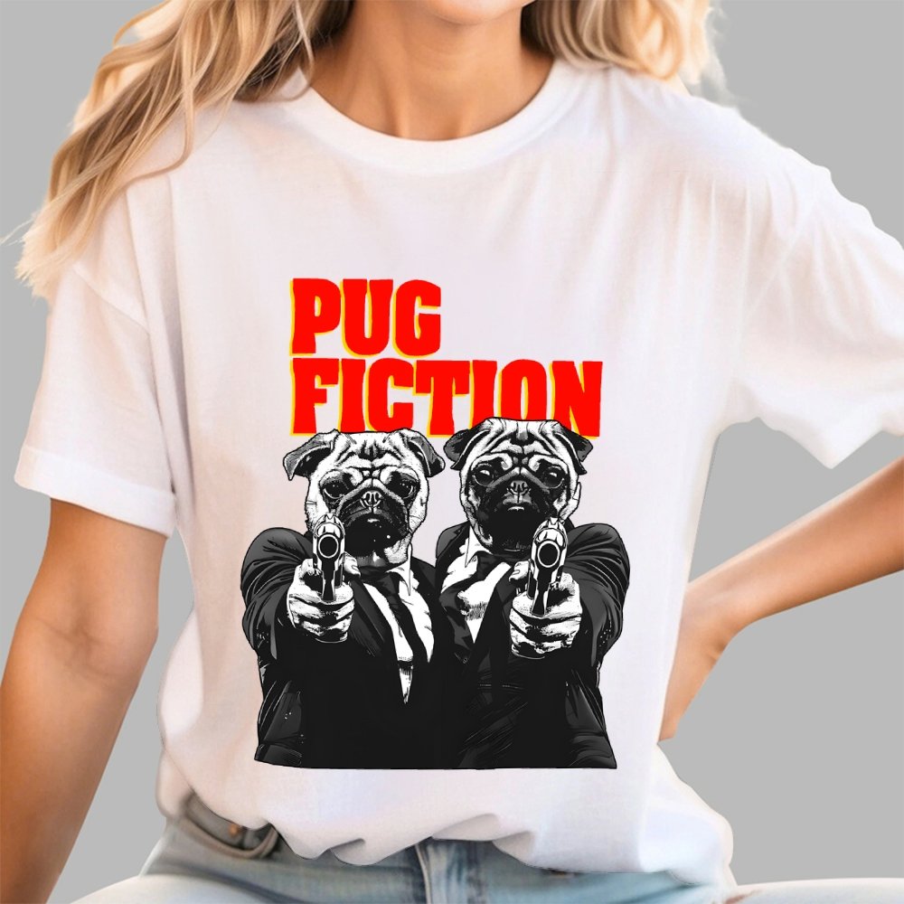 Pug Fiction Geek T-Shirt