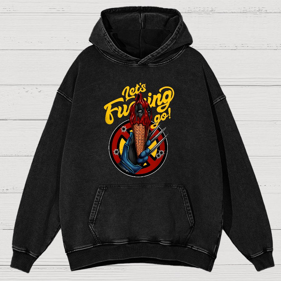 LFG Vintage Distressed Hoodie