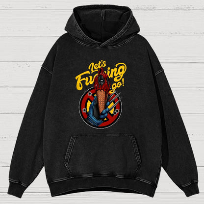 LFG Vintage Distressed Hoodie