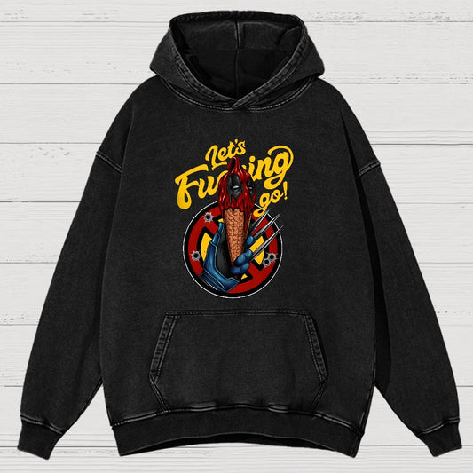 LFG Vintage Distressed Hoodie