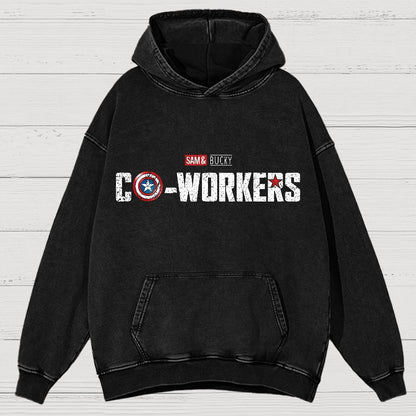 Co-Workers Vintage Distressed Hoodie