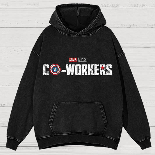 Co-Workers Vintage Distressed Hoodie