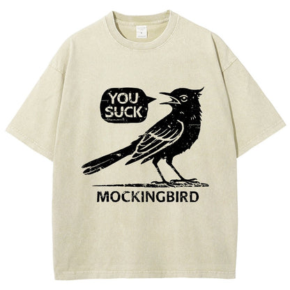 Mockingbird Vintage Distressed T-shirt