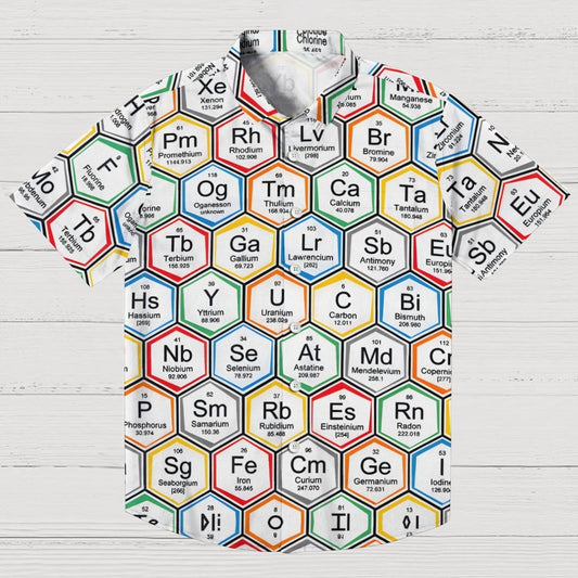 Chemical Elements Geek Hawaiian Shirt
