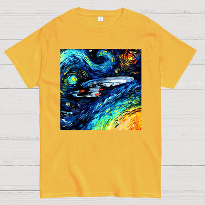 Van Gogh Never Adventurously Went Geek T-Shirt