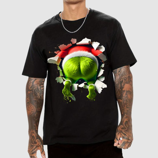 Funny Christmas Character Ass Geek T-Shirt