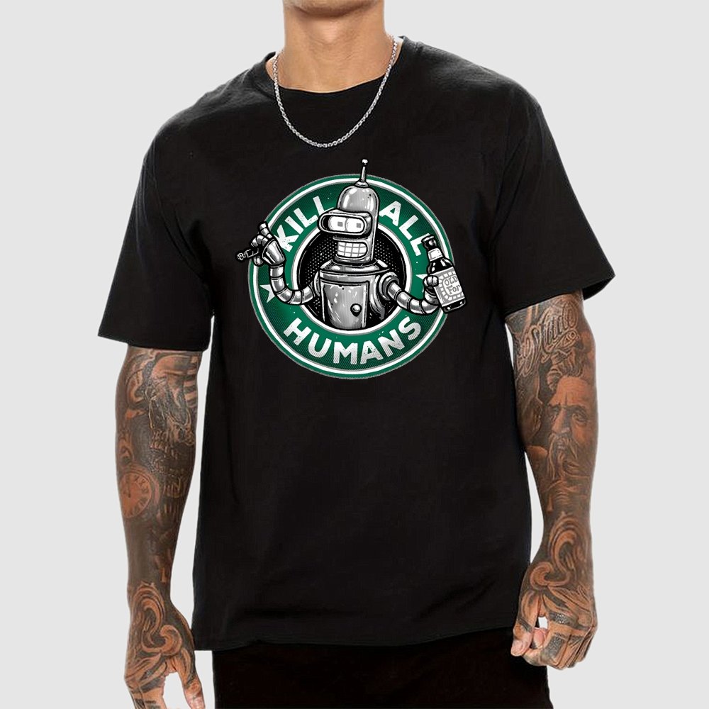 Machines VS. Humans Geek T-Shirt