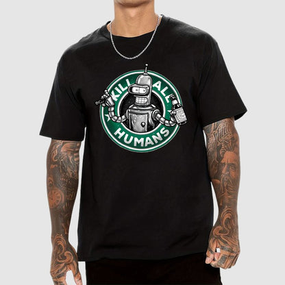 Machines VS. Humans Geek T-Shirt