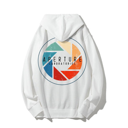 Aperture Printed Back Unisex Cotton Hoodie