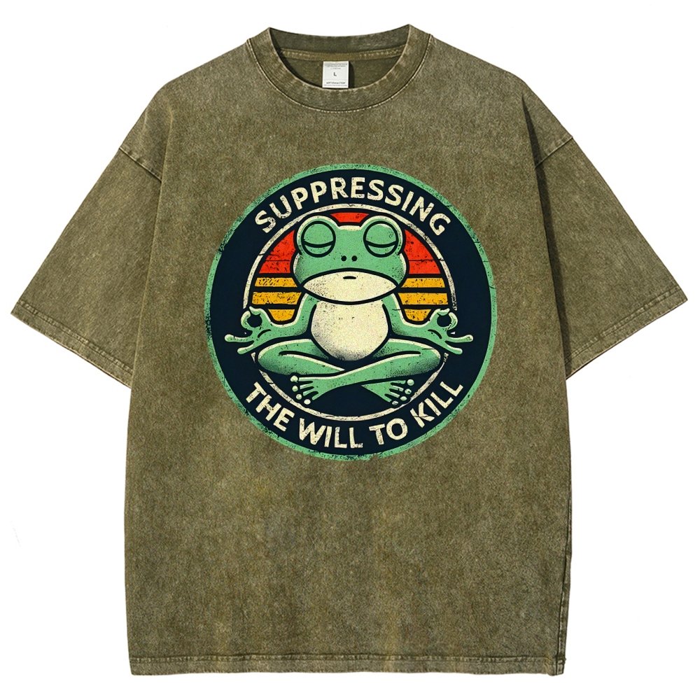 Suppressing The Will To Kill Vintage Distressed T-shirt