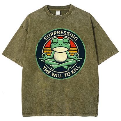 Suppressing The Will To Kill Vintage Distressed T-shirt