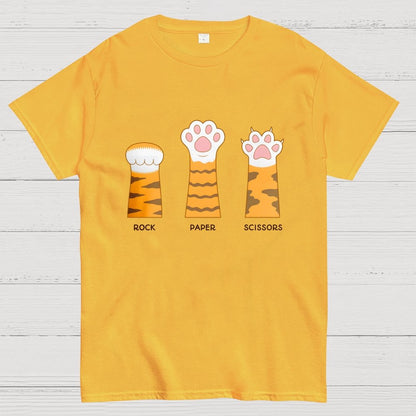 Rock Paper Scissors Purrfect Geek T-Shirt
