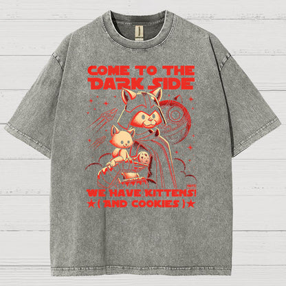 We Have Kittens and Cookies. Funny Vintage Distressed T-shirt