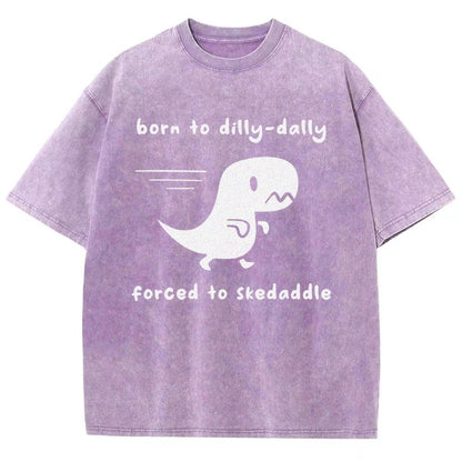 Forced To Skedaddle Vintage Distressed T-shirt