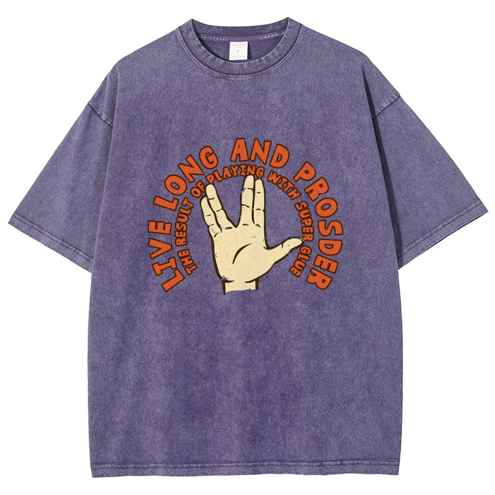 The Result Of Playing With Super Glue Vintage Distressed T-shirt