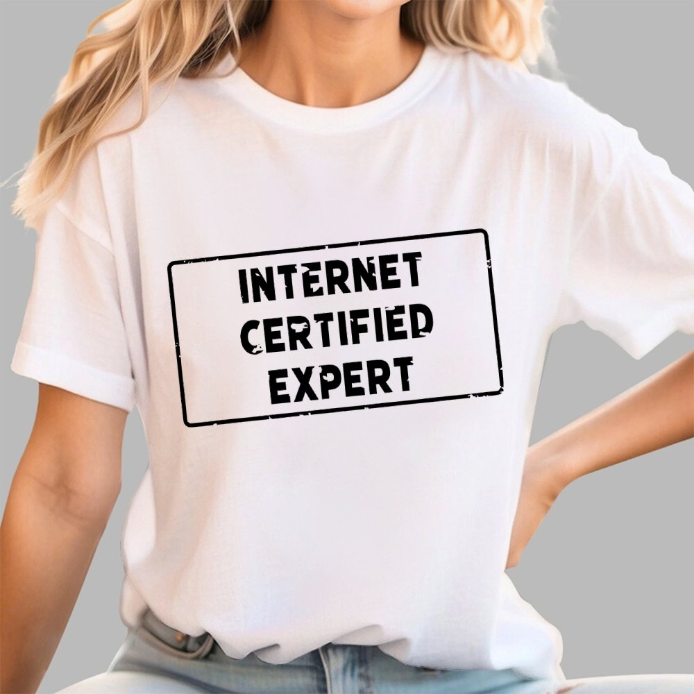 Internet Certified Expert Geek T-Shirt