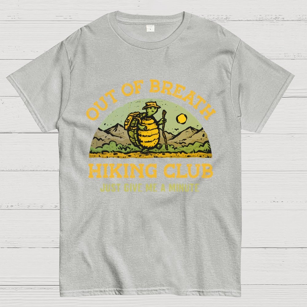 Out Of Breath Hiking Club Geek T-Shirt