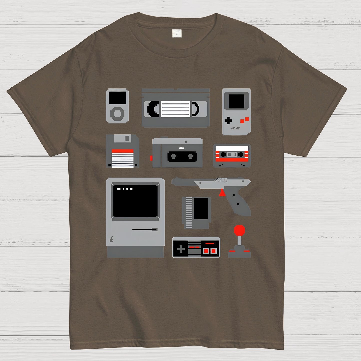 Pixelated Memories Vintage Geek T-Shirt