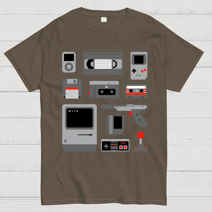 Pixelated Memories Vintage Geek T-Shirt