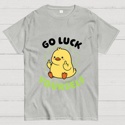 Go Luck Yourself Duck Geek T-Shirt