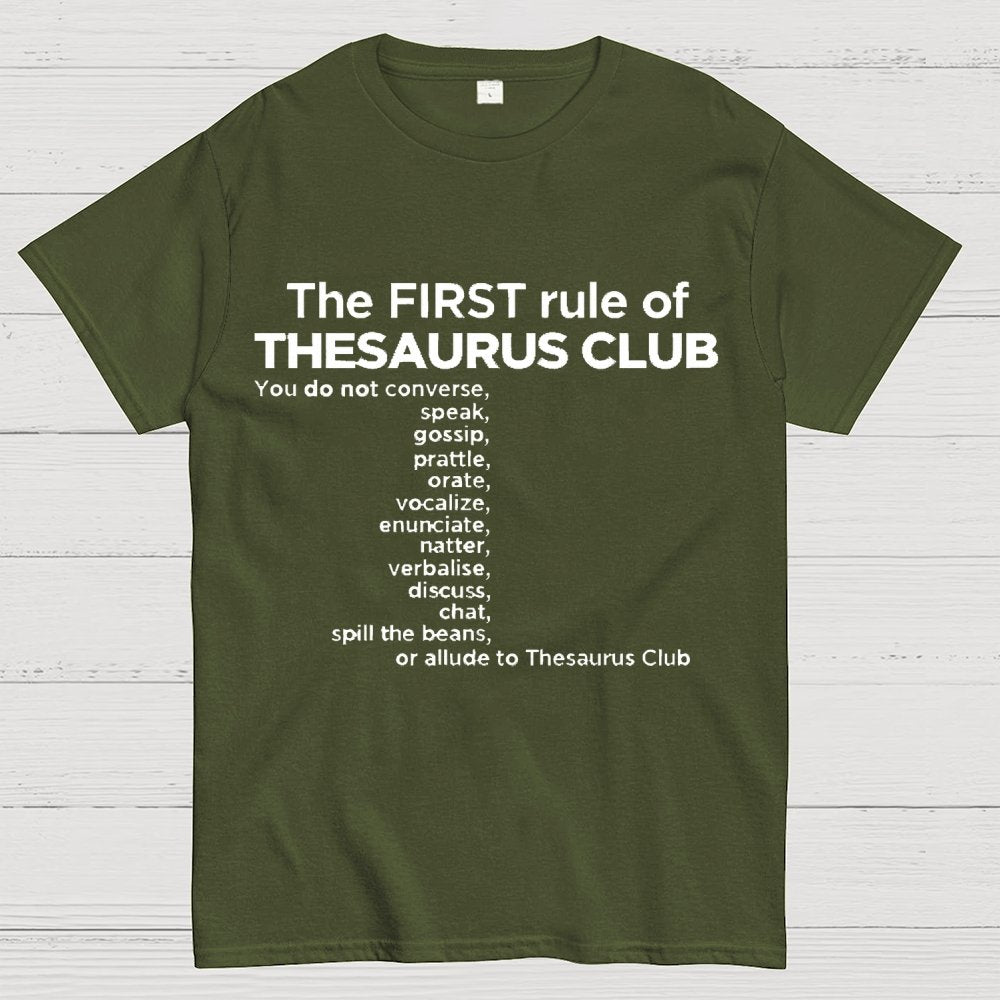 Thesaurus Club Confidential Geek T-Shirt