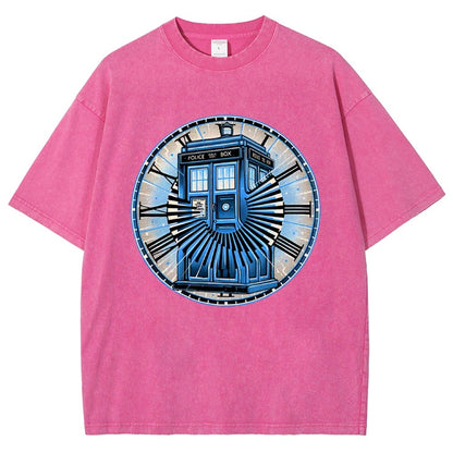 Time Travel in a box Vintage Distressed T-shirt
