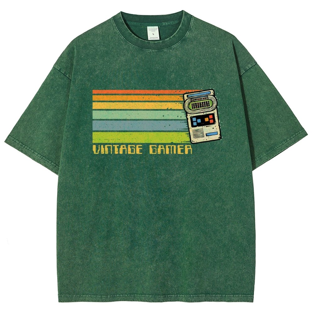 Vintage Gamer Vintage Distressed T-shirt