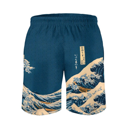 Wave Off Kanagawa Geek Shorts
