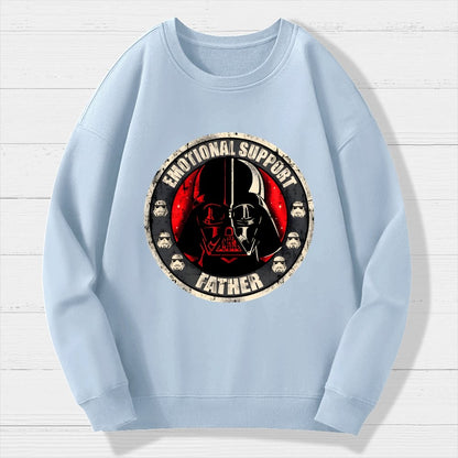 Emotional Support Father Geek Cotton Sweatshirt