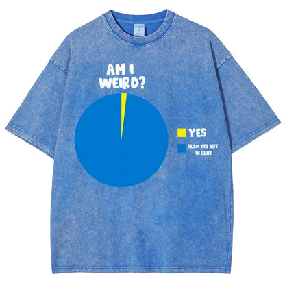 Yes But In Blue Vintage Distressed T-shirt