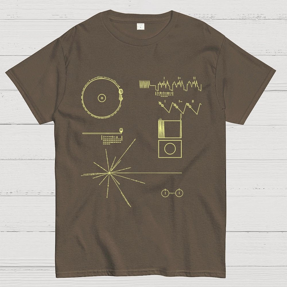 The Voyager Golden Record Geek T-Shirt