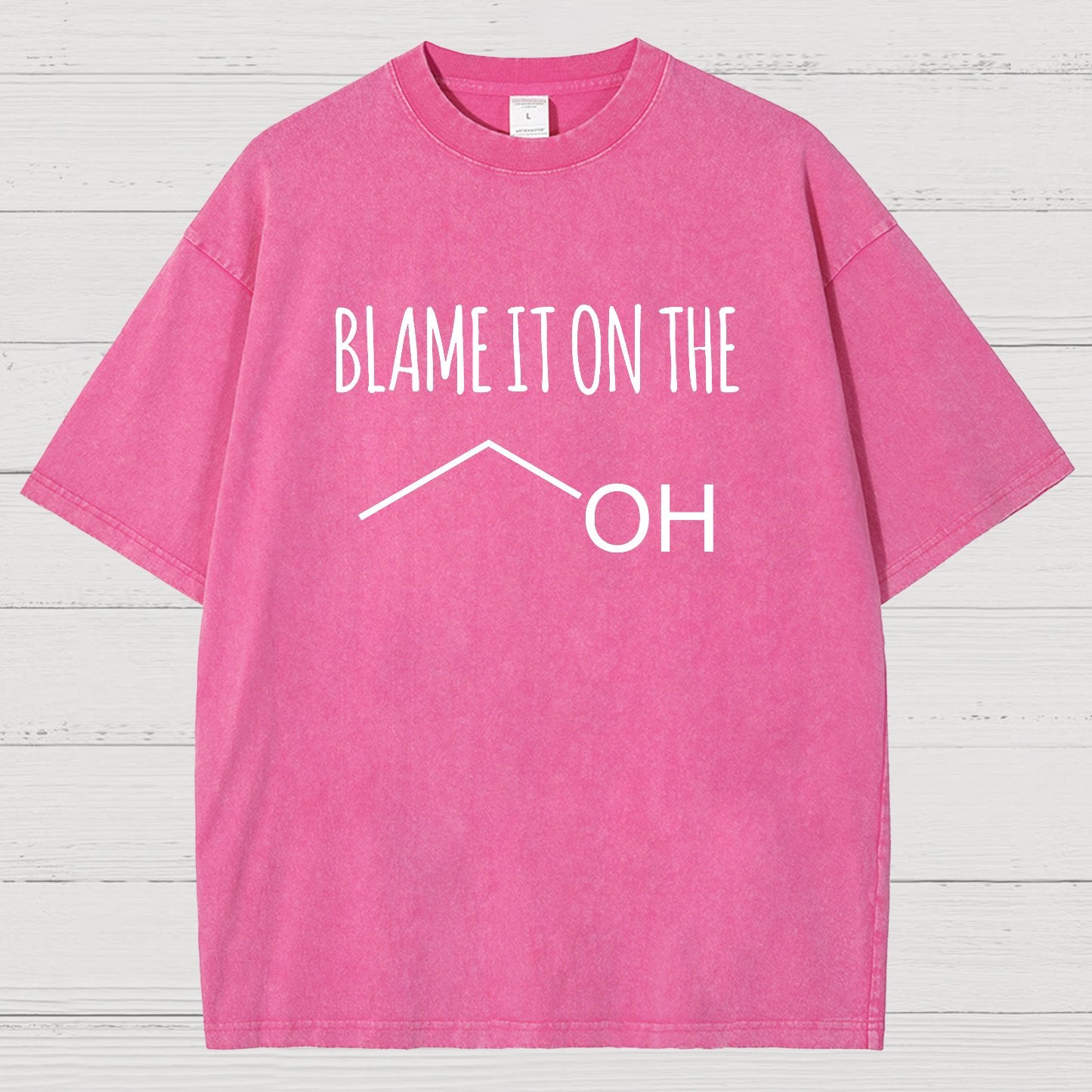 Blame It On The Alcohol Vintage Distressed T-shirt