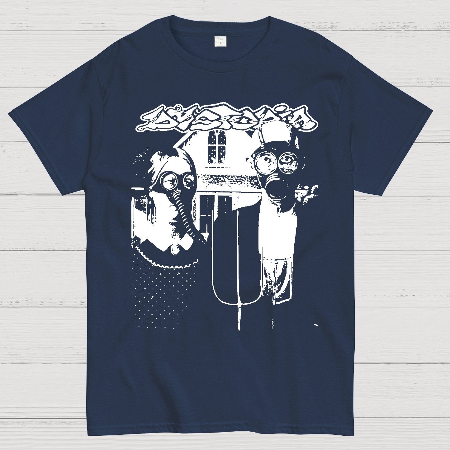 Dystopia Crust Punk Band Geek T-Shirt