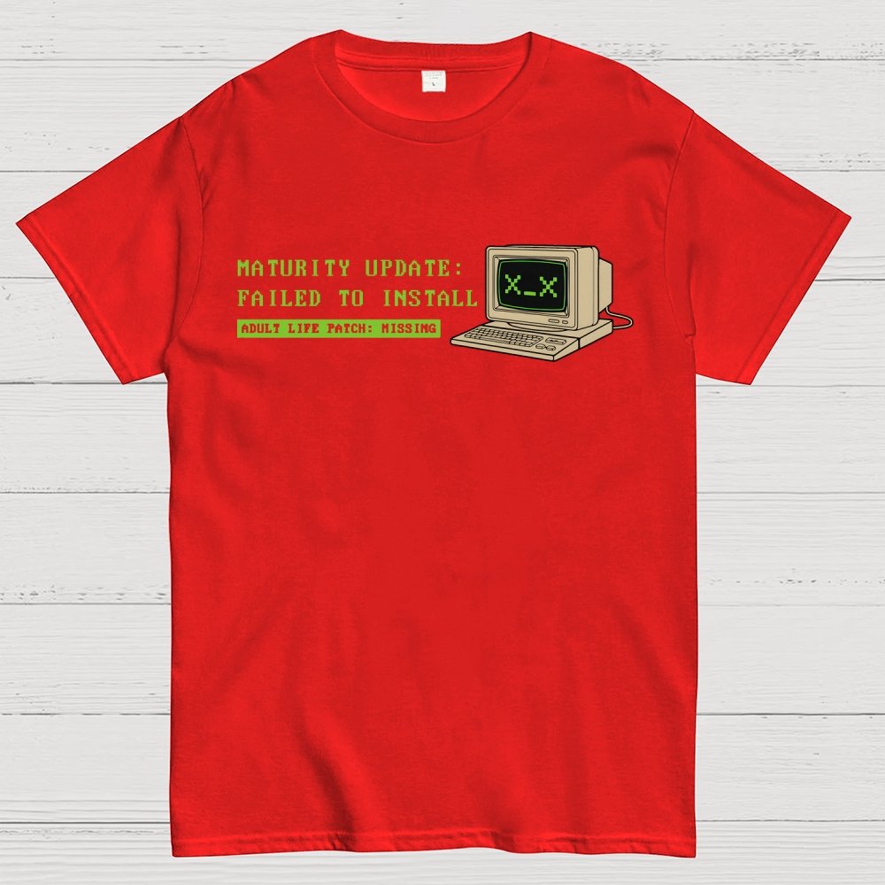 Adult Life Patch Missing Unisex Geek T-Shirt