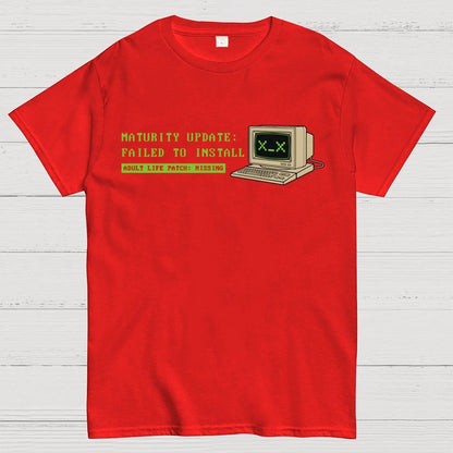 Adult Life Patch Missing Unisex Geek T-Shirt