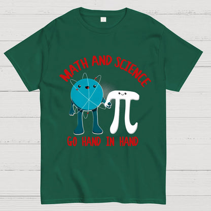 Math & Science - Friends Forever Geeky T-Shirt