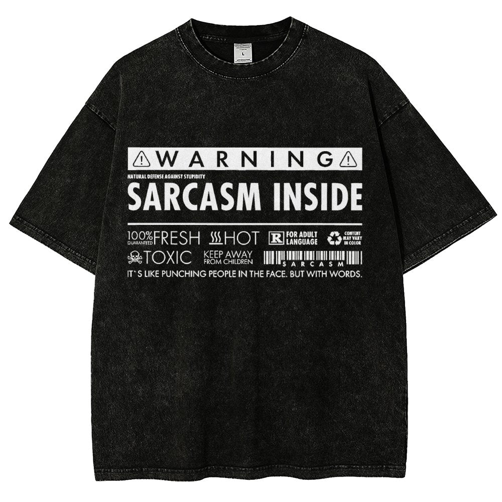 Sarcasm Inside Vintage Distressed T-shirt