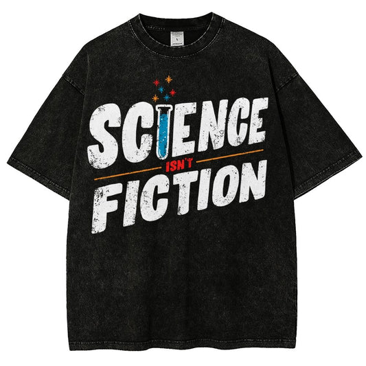 Science Isn’t Fiction Vintage Distressed T-shirt