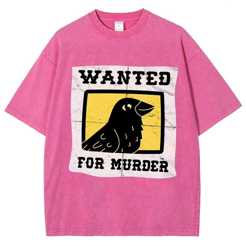 Crows Wanted Vintage Distressed T-shirt