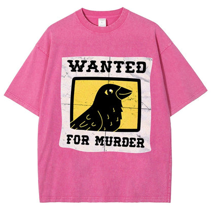 Crows Wanted Vintage Distressed T-shirt