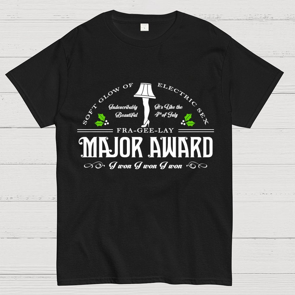FRA-GEE-LAY  Leg Lamp Decor  Funny Christmas Geek T-Shirt