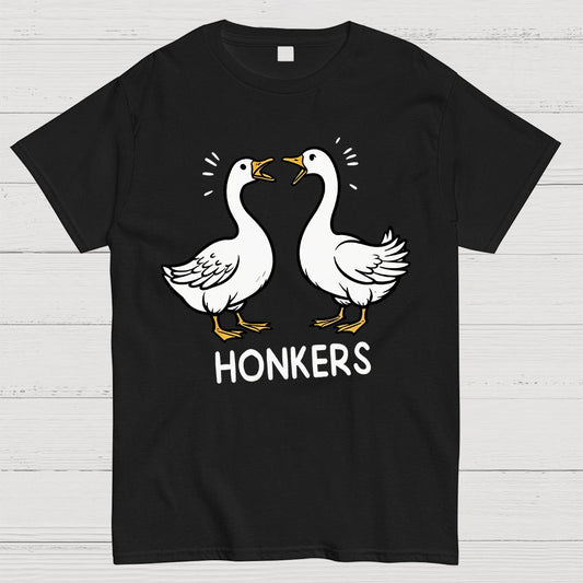 Honkers Funny Goose Geeky T-Shirt